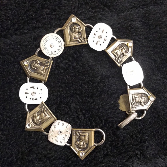 Vintage Antique Theme Dog Bracelet - Picture 1 of 6